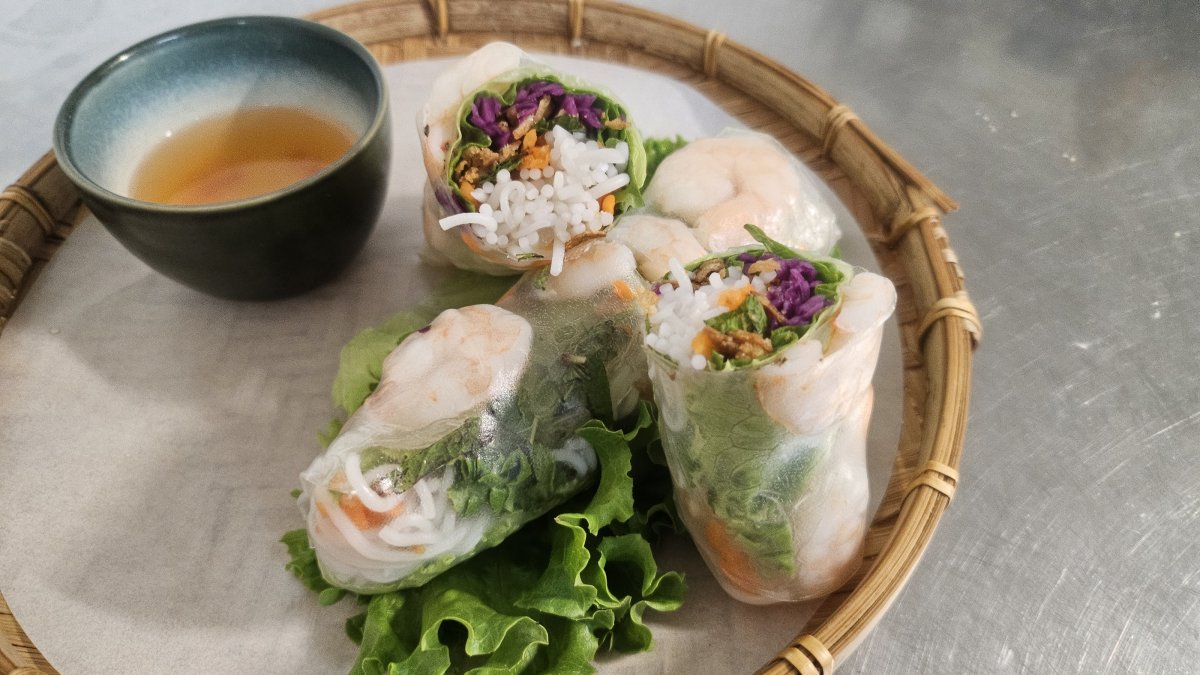 Rouleaux de printemps aux crevettes (2pcs)